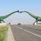 Image for article titled On the border of China and Mongolia, you can find two dinosaurs french-kissing
